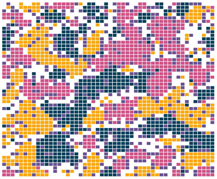 Homogeneous neighbourhoods in the Schelling model of segregation